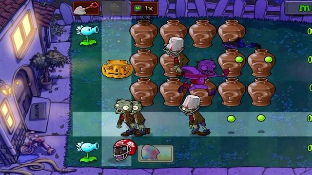 Прохожу "М для металла" в PVZ 1