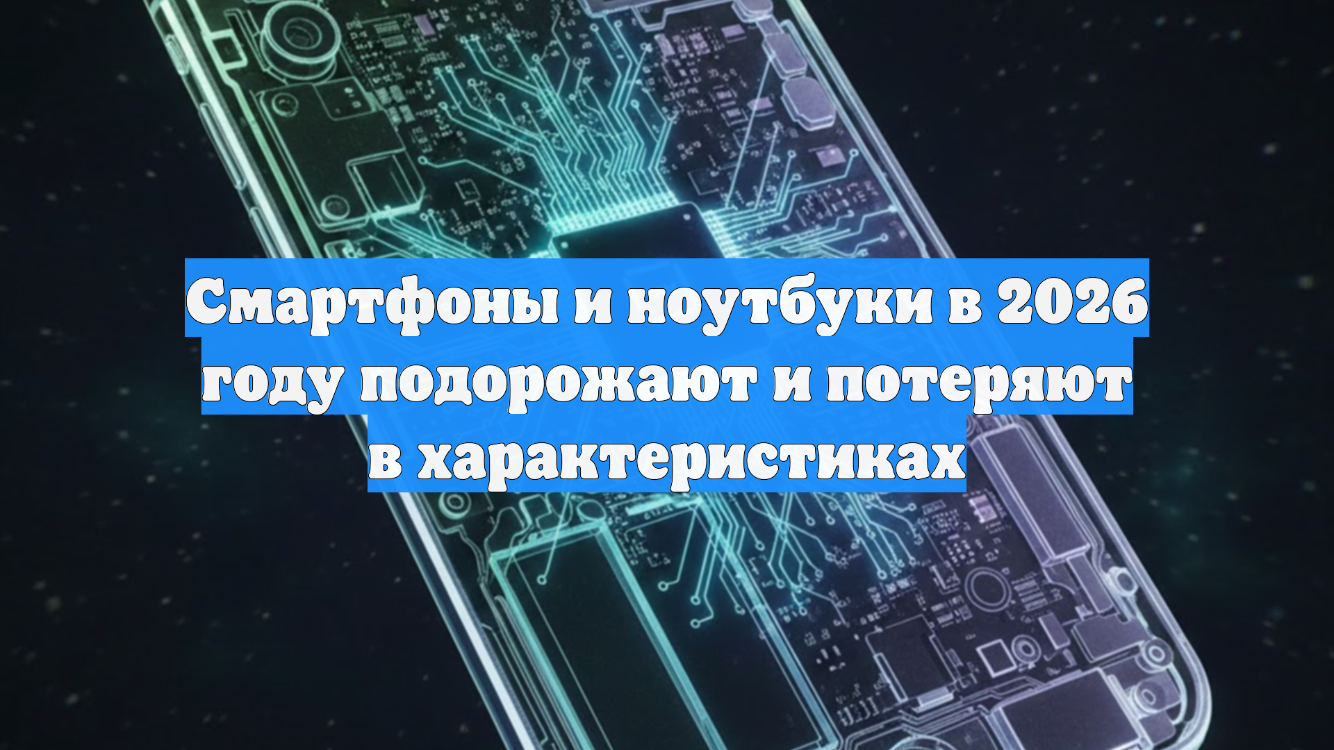 Смартфоны и ноутбуки в 2026 году подорожают и потеряют в характеристиках