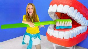 Настя учит детей заботиться о своем здоровье