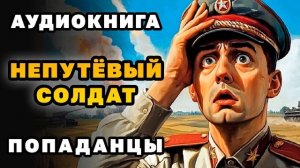 АУДИОКНИГА ПОПАДАНЦЫ ✪ НЕПУТЁВЫЙ СОЛДАТ ✪ ПОЛНОСТЬЮ
