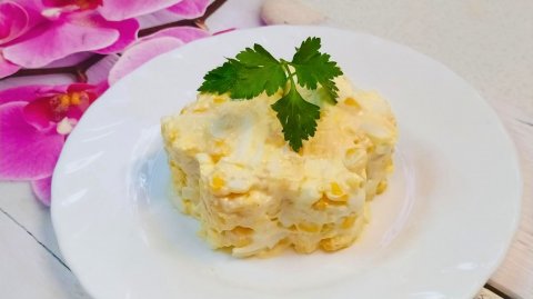 Салат минутка на любой праздник. Вкусный и быстрый рецепт.