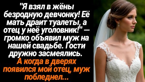 Жизненные Истории/"Я взял в жёны безродную девчонку! Её мать драит туалеты, а отец у неё уголовник!"