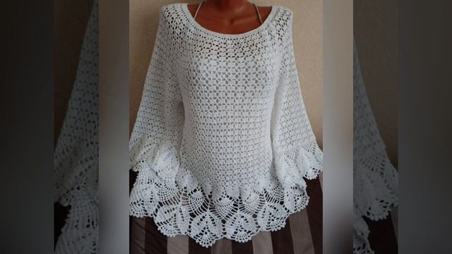 🌸Блузка,кофточка ажурная женская ,вязаная крючком 🌸Вязание крючком на заказ 🌸