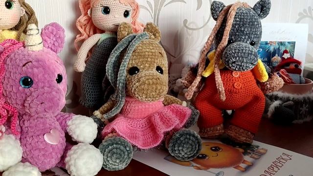 Целый табуняшка из коняшек 🤣, подарочек, готовая куколка Зайка🥰
