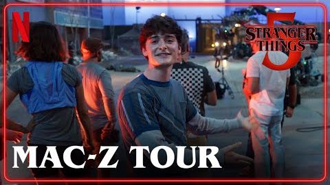 [EN] Stranger Things 5 - Tour the Mac-Z with Noah Schnapp (Netflix)