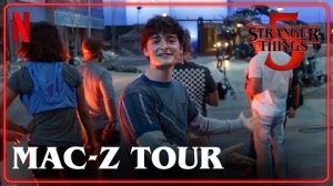[EN] Stranger Things 5 - Tour the Mac-Z with Noah Schnapp (Netflix)