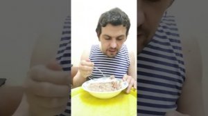 Обжор мукбанг / гречневая каша с кусковой свининой Старково