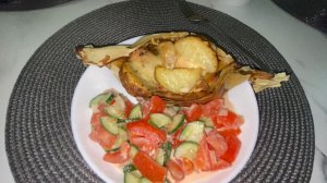 Запеченные рулетики из индейки с сырно-морковной начинкой