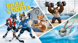Мультфильм для детей. Виды спорта