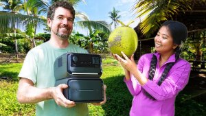 НАМ БОЛЬШЕ НЕ СТРАШНО ОТКЛЮЧЕНИЕ СВЕТА! Обзор и тест EcoFlow River 3 Max Plus /  ЖИЗНЬ НА ОСТРОВЕ