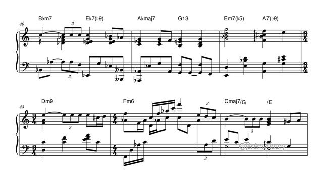 The End Of A Love Affair - Beegie Adair - Piano transcription