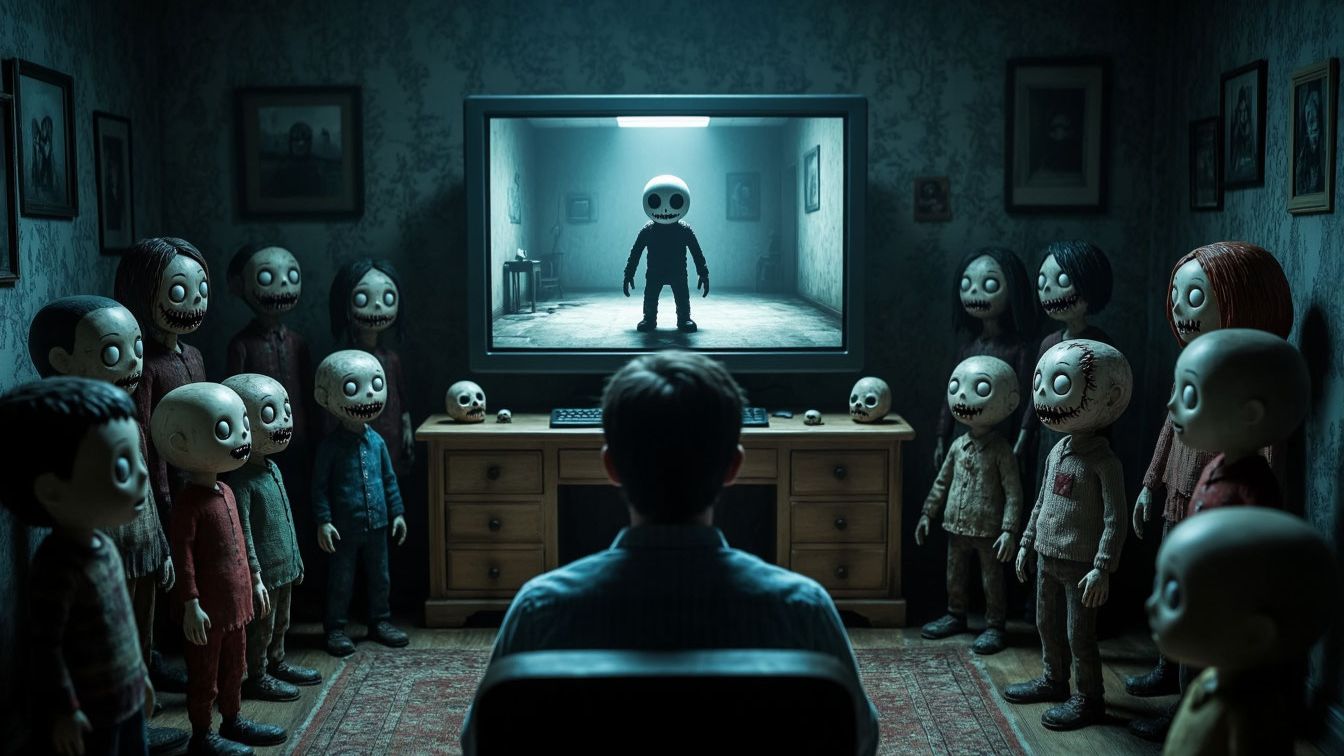 СИДИМ И УСТРАШАЕМ ХОРРОР ИГРЫ