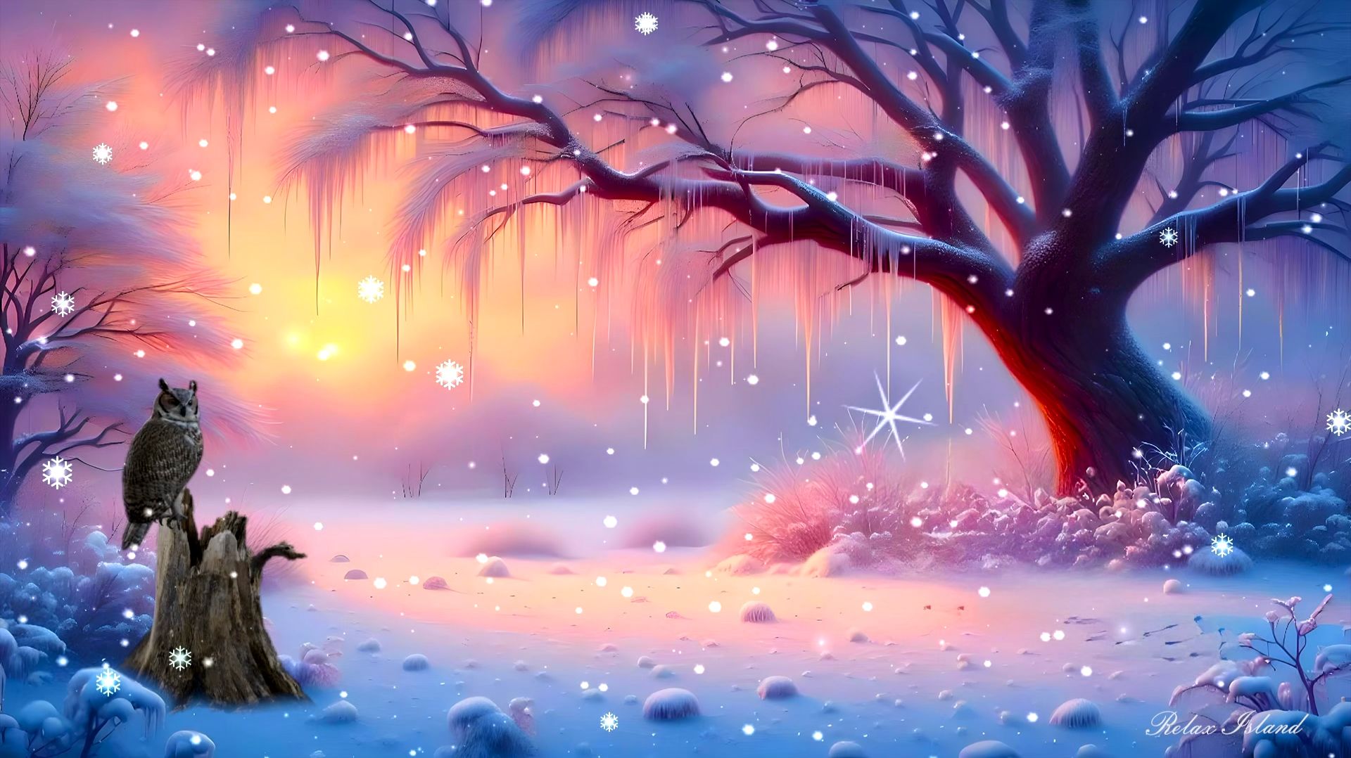 ❄️ ОЧЕНЬ КРАСИВАЯ УСПОКАИВАЮЩАЯ МУЗЫКА ДЛЯ СНА И ЗВУКИ ПРИРОДЫ 🎵 РАССЛАБЛЯЮЩАЯ МУЗЫКА ДЛЯ ДУШИ