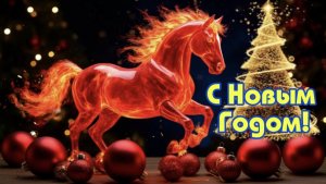 С  Новым 2026 годом! Поздравление с праздником!