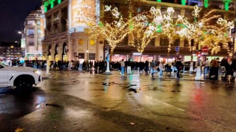 🎄Ночной Париж декабрь 2025 рождественская прогулка по огням французской столицы✨