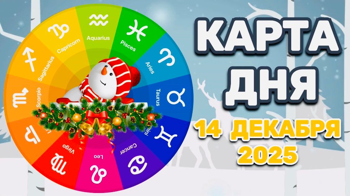 "КАРТА ДНЯ" на 14 ДЕКАБРЯ 2025 года (Оракул "КАЛЕЙДОСКОП")!!!