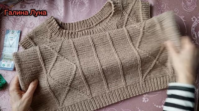 ❗💥Мужской вязаный жилет-безрукавка// обзор готовой работы//вязание спицами для мужчин