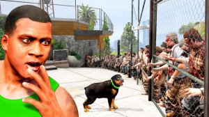 ЗАЩИТИТЬ ДОМ ФРАНКЛИНА ОТ ЗОМБИ В ГТА 5! ЗОМБИ АПОКАЛИПСИС В GTA 5!
