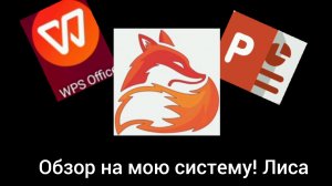 Обзор на мою систему! Лиса 95!