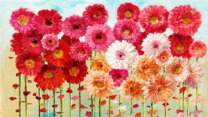 Цветы художника Данхуэй Най