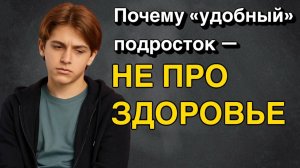 Послушный подросток — не всегда счастливый.