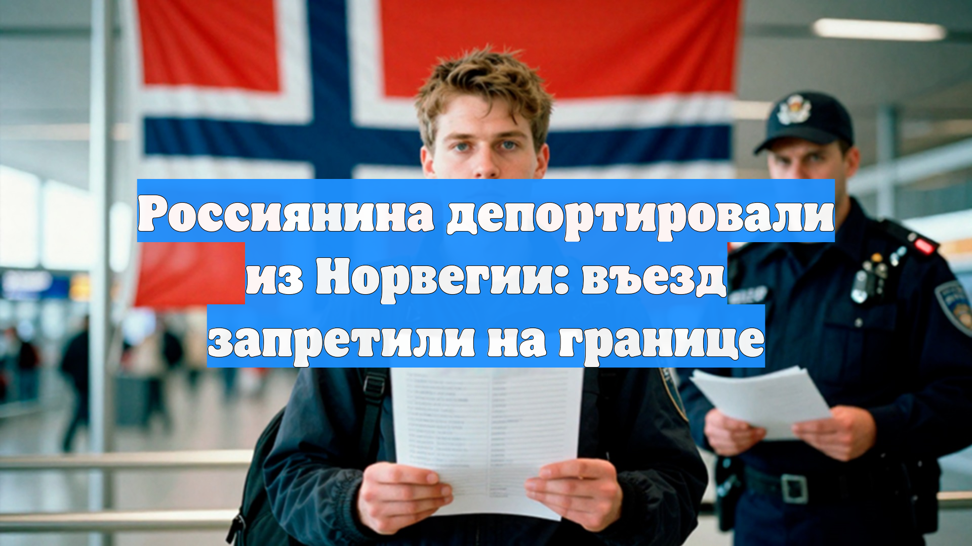 Россиянина депортировали из Норвегии: въезд запретили на границе