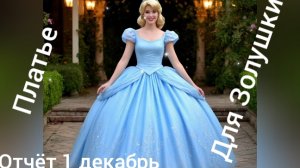 13-12-2025 ПЛАТЬЕ ДЛЯ ЗОЛУШКИ ОТЧЕТ 1 ДЕКАБРЬ 2025