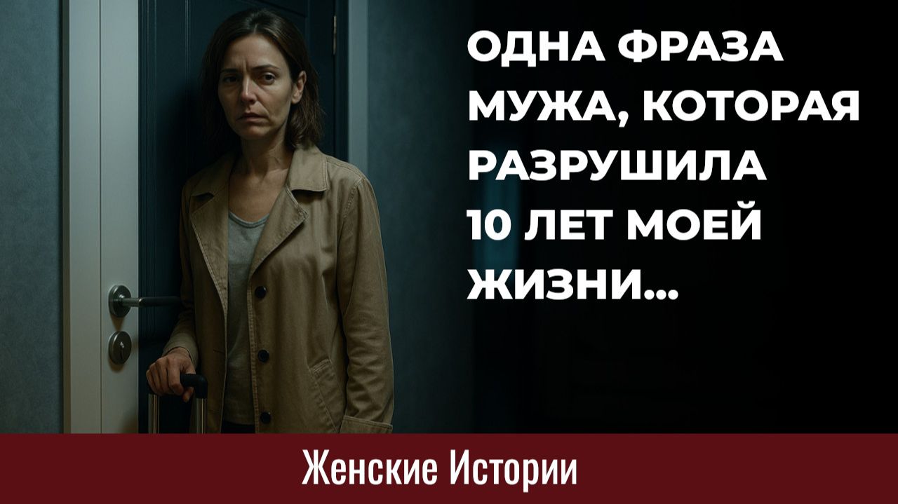 Истории из жизни. Одна фраза мужа разрушила 10 лет моей жизни... Жизненные истории, Аудиорассказы