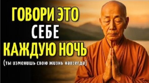 Отпусти. Повторяй это каждый день. Буддийская мудрость