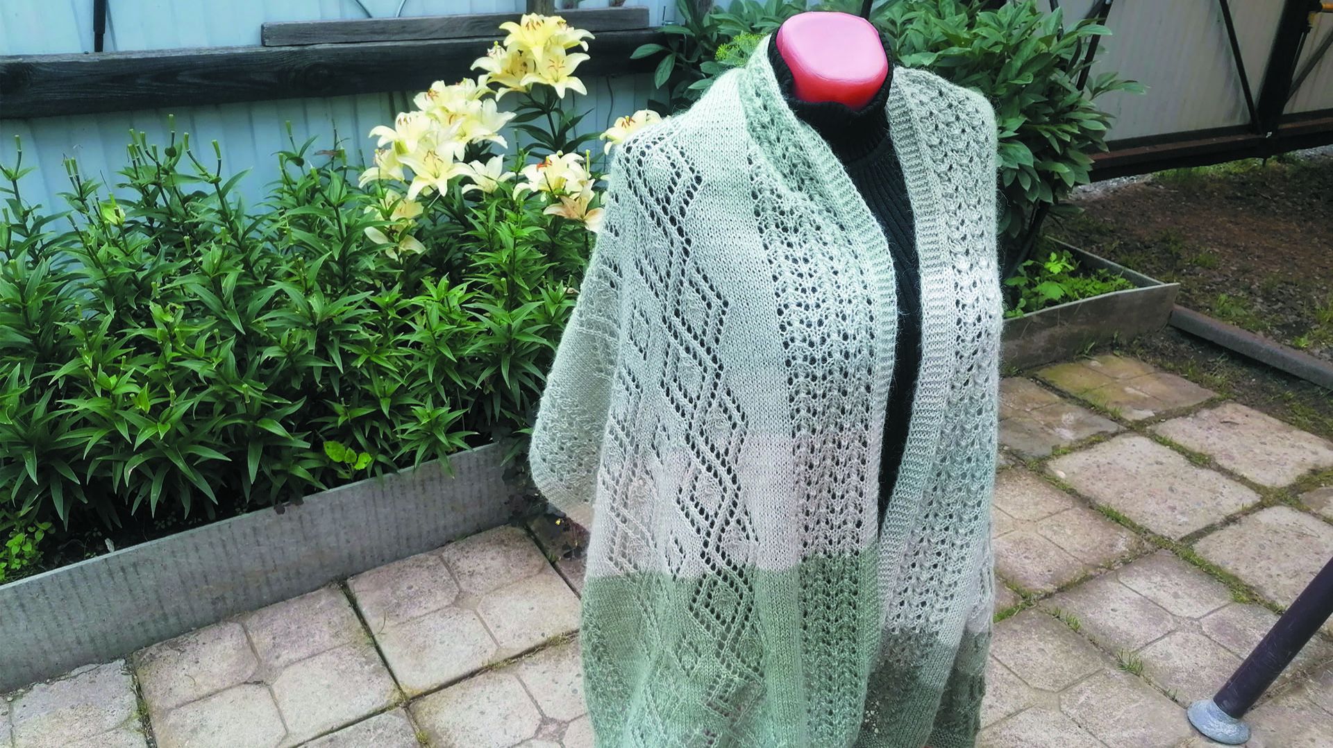 Готовая работа // Палантин связался