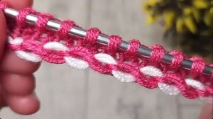 Наборный ряд спицами