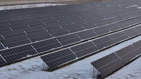 Первую солнечную электростанцию запустили в Костанайской области Казахстана