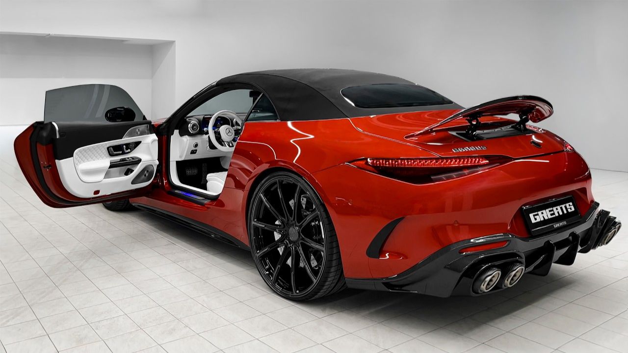 BRABUS Mercedes SL 63 AMG 2026 года — звук, интерьер и экстерьер