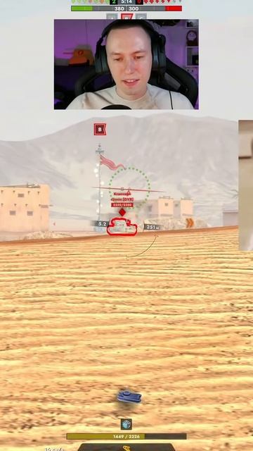 Очень крутой ДПМ у АПнутого kpz 50t Tanks Blitz смотреть онлайн