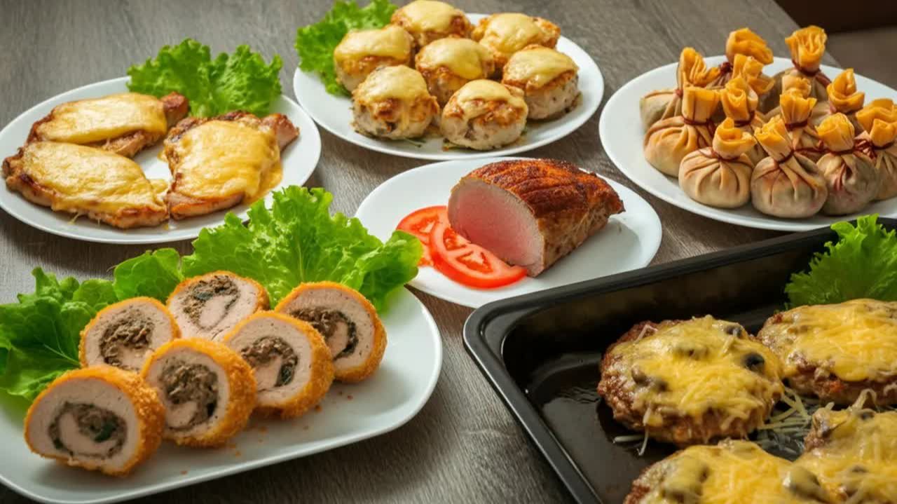 Вы просили МЯСО! Сразу 5 рецептов - Мясные закуски на праздничный стол! Новый год 2026!