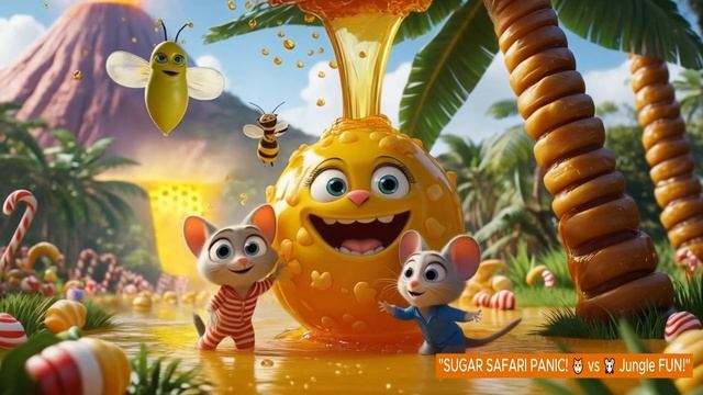 САХАРНОЕ САФАРИ-ПАНИКА! 🐱 против 🐭 ВЕСЕЛЬЕ