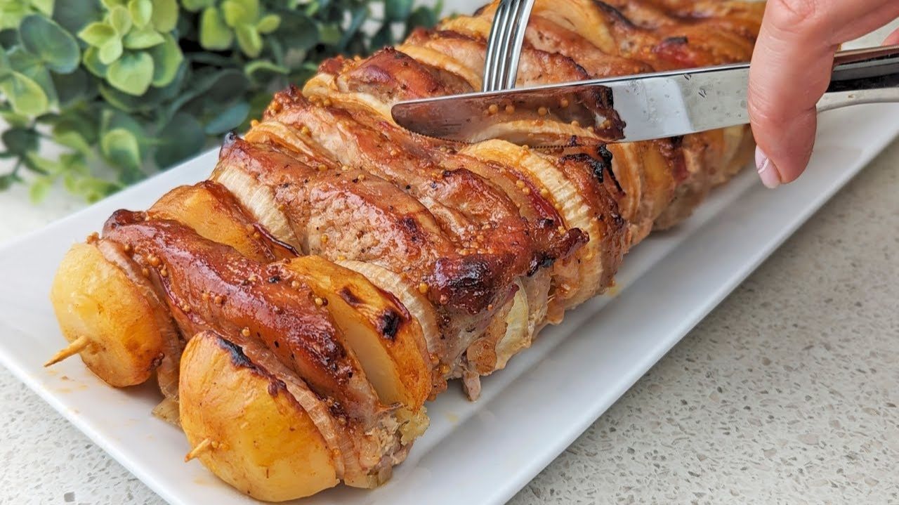 Это МЯСО ПОДАМ НА НОВОГОДНИЙ СТОЛ. ШАШЛЫК в духовке! Невероятно сочный и мягкий шашлык в духовке.