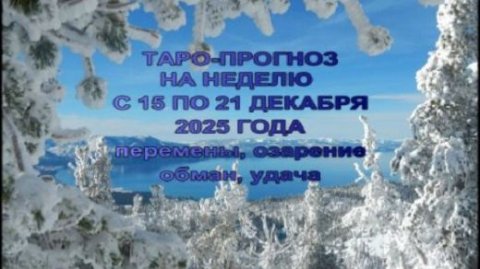 ОБЩИЙ ТАРО-ПРОГНОЗ НА НЕДЕДЮ С 15 ПО 21 ДЕКАБРЯ 2025 ГОДА ДЛЯ ВСЕХ ЗНАКОВ ЗОДИАКА