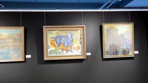 100 картин художников Оренбуржья Выставка Видео Виктор Поживин 12.12.25.