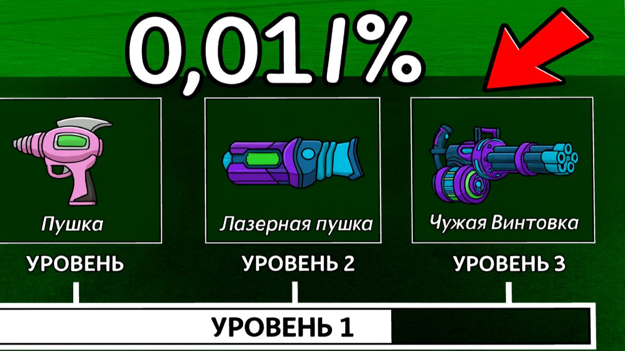 Я улучшил ВСЁ оружие пришельцев в игре «99 ночей в лесу»!