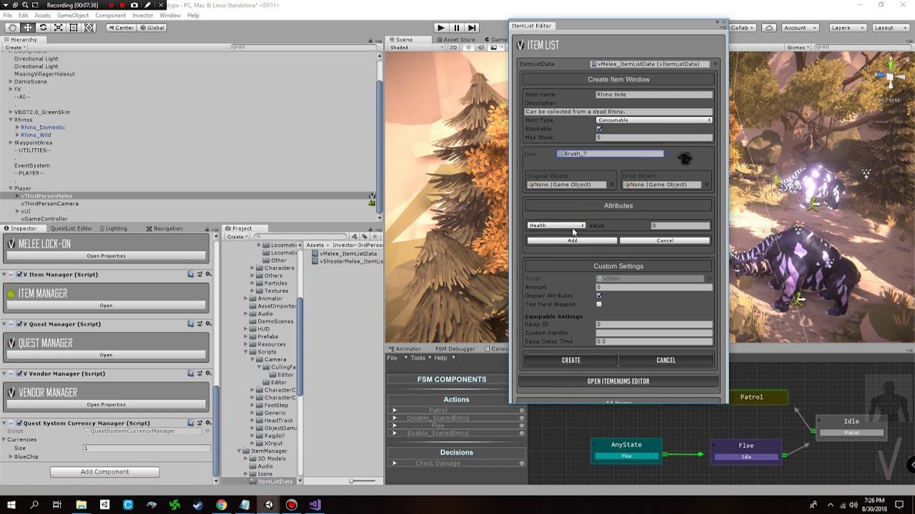 RPG Pack for Invector - 02 - Vendor, Currency and Loot