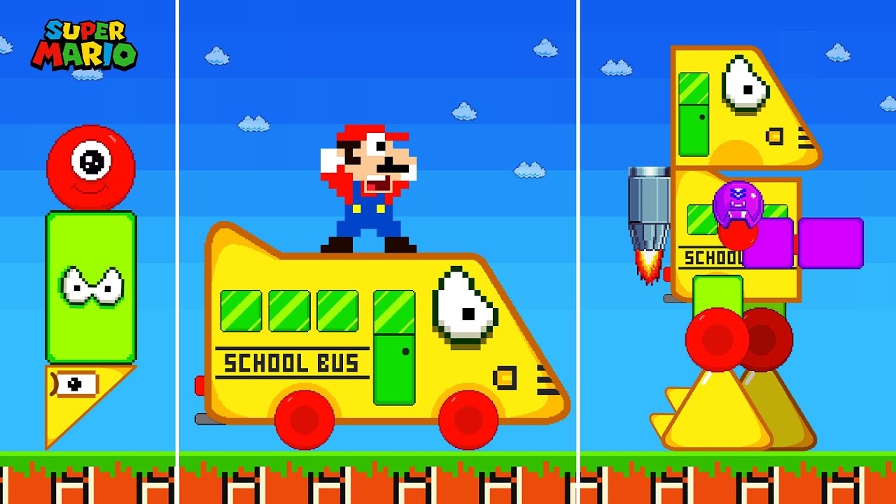 🟩🔴🔶 Приключения фигурок! Новая трансформация в деле!