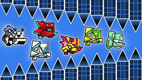 50 Игроков Vs БЕСКОНЕЧНЫЙ ПЛАТФОРМЕР в Geometry Dash!