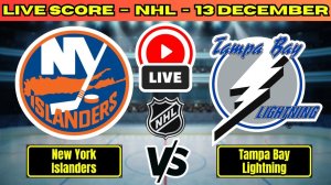 Айлендерс — Тампа-Бэй NHL сезон 25/26 | 13.12.2025 Прямая трансляция