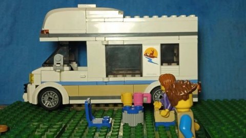 Лего мультик отдых в лесу