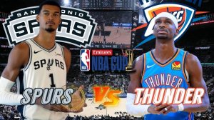 Оклахома-Сити — Сан-Антонио NBA Кубок. 1/2 финала | 13.12.2025 Прямая трансляция