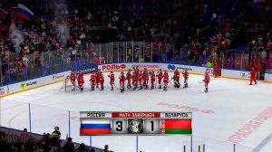 Сборная России одержала победу в первом матче Кубка Первого канала по хоккею.