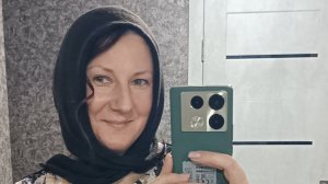 Шарф-капюшон на вязальной машине