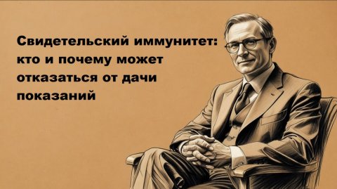 Свидетельский иммунитет: кто и почему может отказаться от дачи показаний