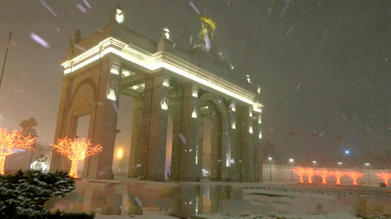 В Москве прошедшая ночь стала самой холодной с начала зимы.